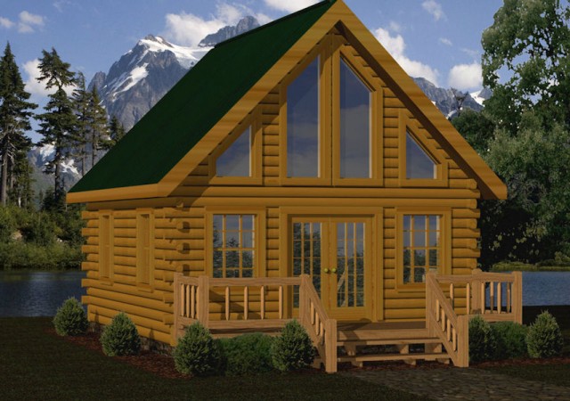 Small Log Cabin Kits & Floor Plans Cabin Series from