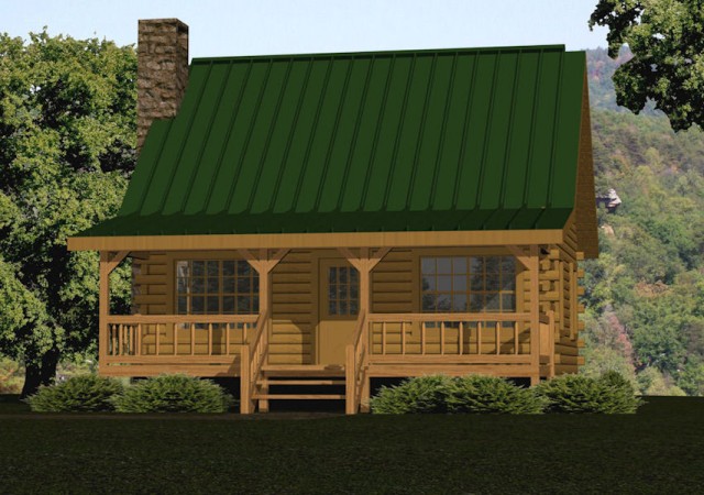 Small Log Cabin Kits Floor Plans  Cabin Series from 