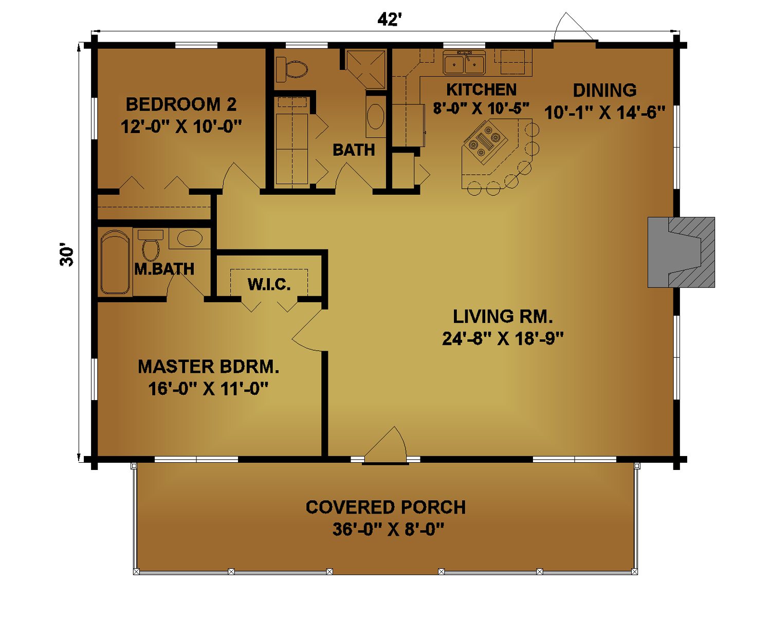 cottage house layout